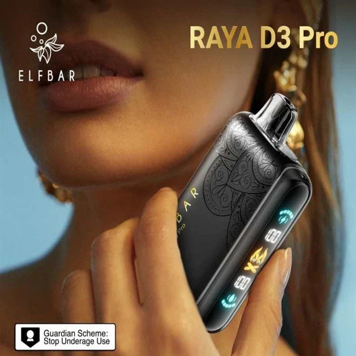 Elf Bar Raya D3 Pro 30K Peach Mango Watermelon Ice - Vape Shop Goa