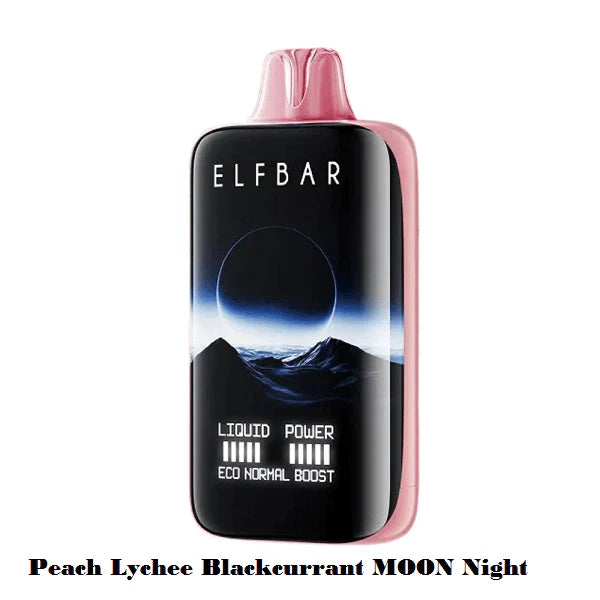 Elf Bar MoonNight 40K – Peach Lychee Blackcurrant - Vape Shop Goa